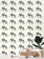 Piaffe Dressage Horse Painting Wallpaper