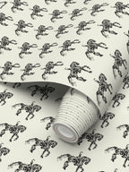 Dressage Horse Motif Wallpaper
