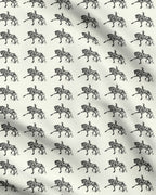 Piaffe Dressage Motif Fabric