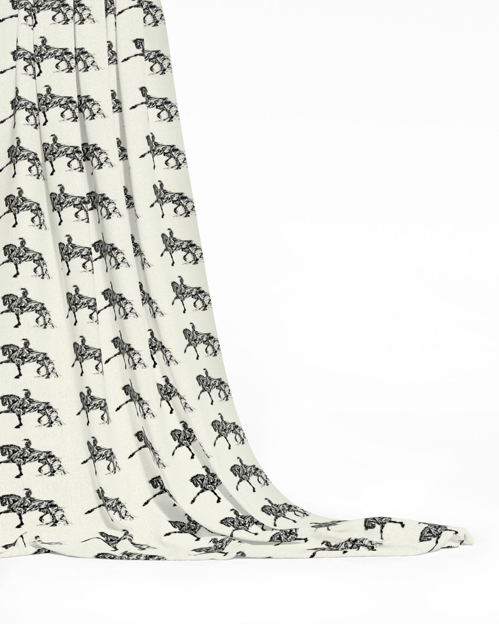 Piaffe Dressage Motif Fabric