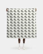 Ivory Rider Motif Fabric