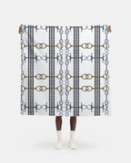 Equestrian Reins and Bits Pattern Fabric