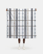 Silver Bit and Reins Motif Pattern