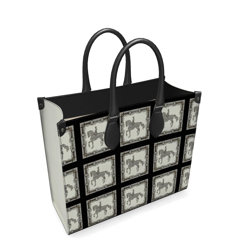 Dressage Leather Shopper Bag Main image