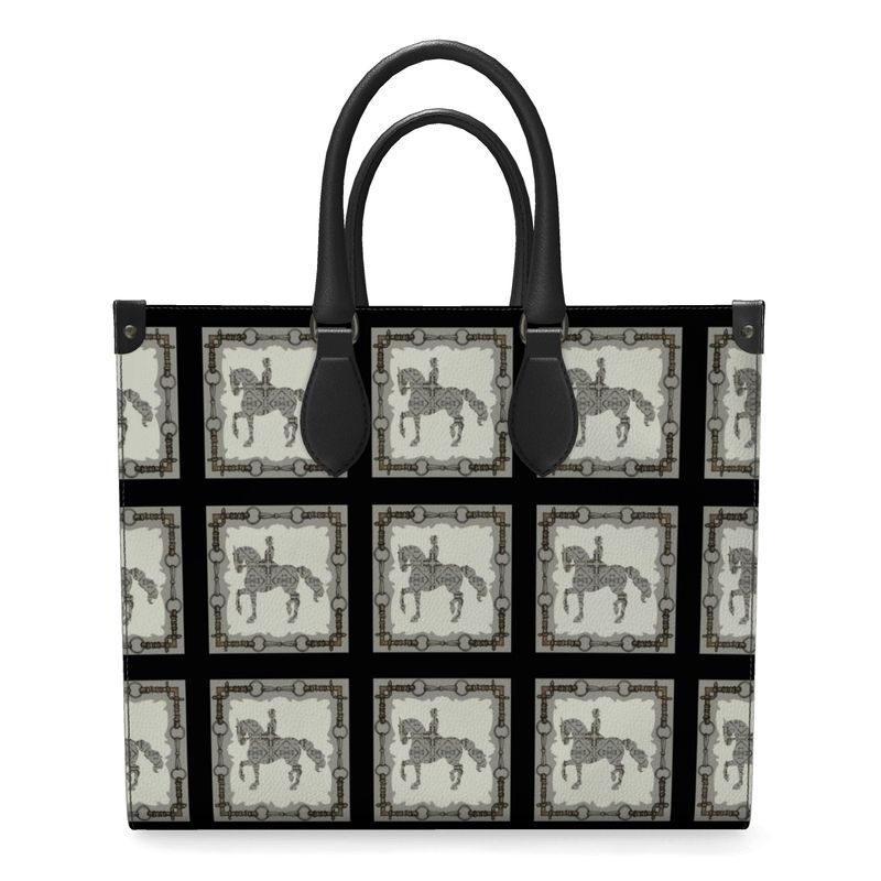 Dressage Leather Shopper Bag Secondary image