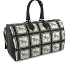 Dressage Motif Leather Duffle Bag