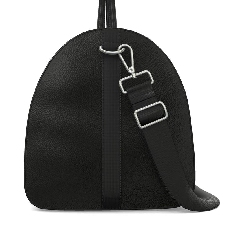 Dressage Motif Leather Duffle Bag