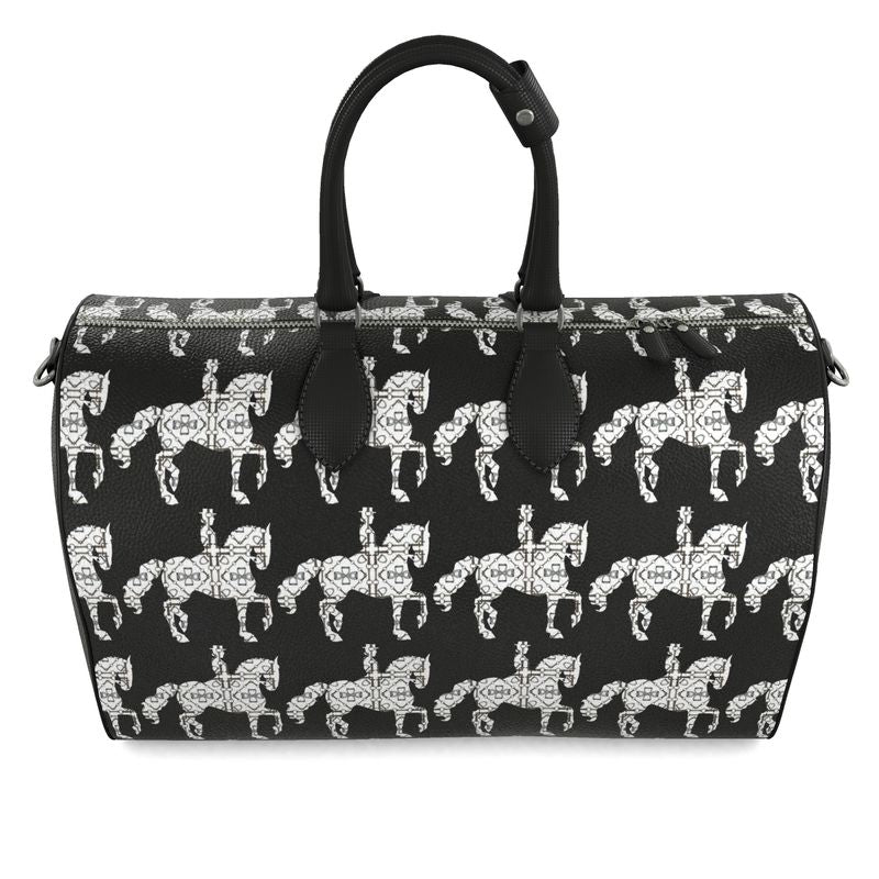 Black and White Dressage Duffle Bag Secondary image