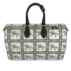 Ivory and Gray Dressage Horse Duffle Bag