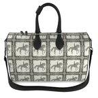 Ivory and Gray Dressage Horse Duffle Bag