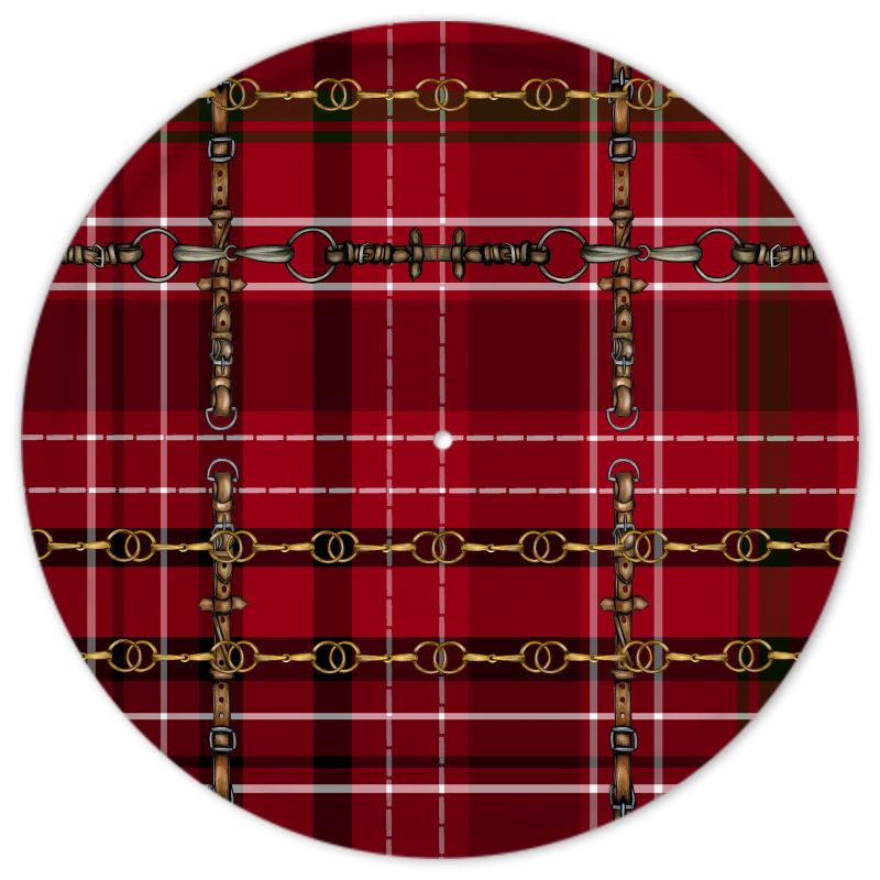 Traditional Christmas Red Party Platter