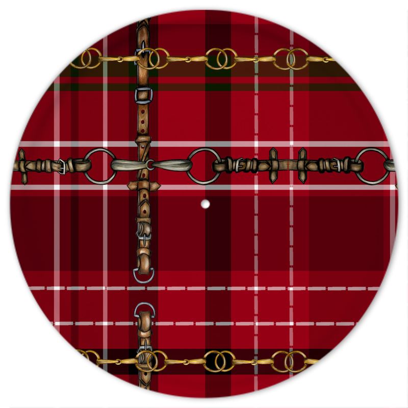 Traditional Christmas Red Party Platter