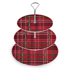 Traditional Christmas Red Party Platter