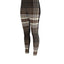 Brown Equestrian Plaid High Waisted Rider Leggings