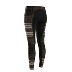 Brown Equestrian Plaid High Waisted Rider Leggings