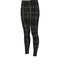 Black and Brown Piaffe Checkered Plaid Equestrian Bit Faux Full Seat R