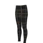 Black and Brown Piaffe Checkered Plaid Equestrian Bit Faux Full Seat R