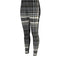 Gray and Black Brown Equestrian Plaid High Waisted Rider Leggings