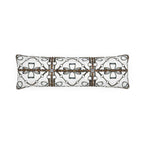 Geometric Bit Patterned Bolster Pillow