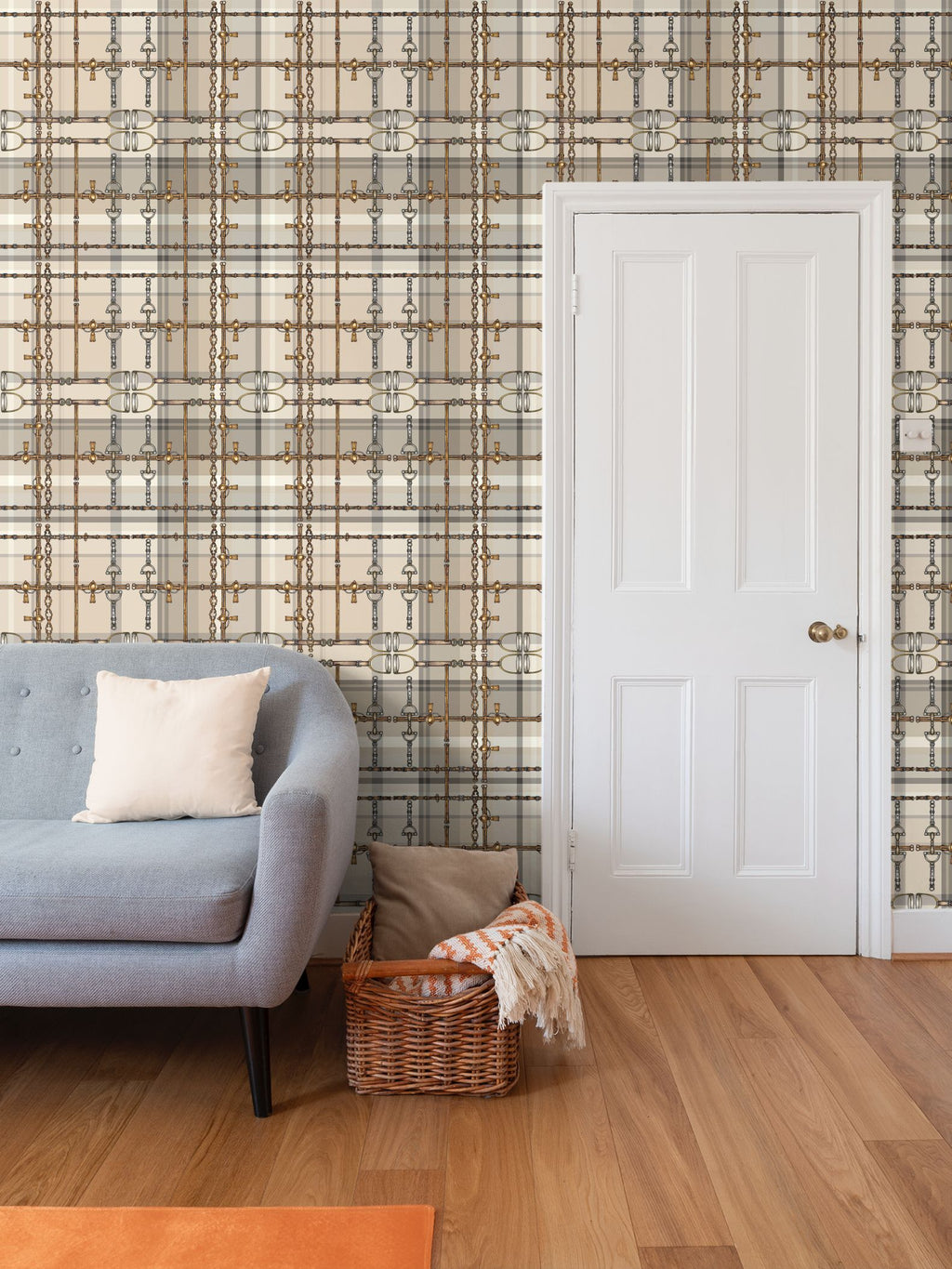 Chaos Bit Wallpaper Luxury Equestrian Home Decor Farmhouse