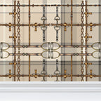 Chaos Bit Wallpaper Luxury Equestrian Home Decor Farmhouse