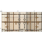 Chaos Bit Wallpaper Luxury Equestrian Home Decor Farmhouse