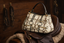 Ivory Equestrian Bit Motif Slouch Purse